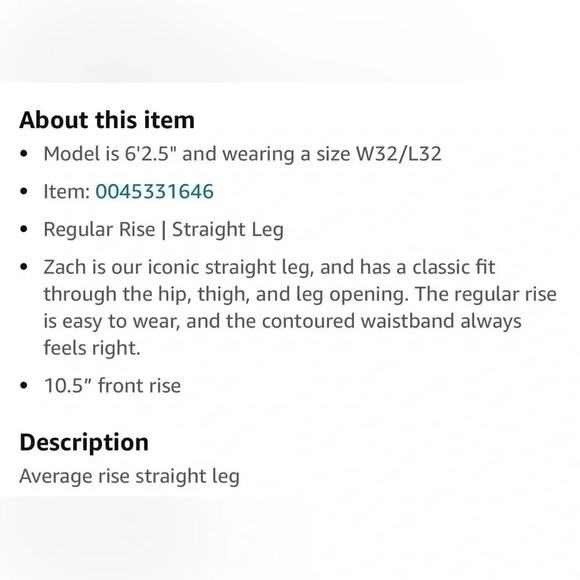 💟Men’s | Mavi Zach Straight Leg Regular Rise  Jeans - Picture 5 of 12